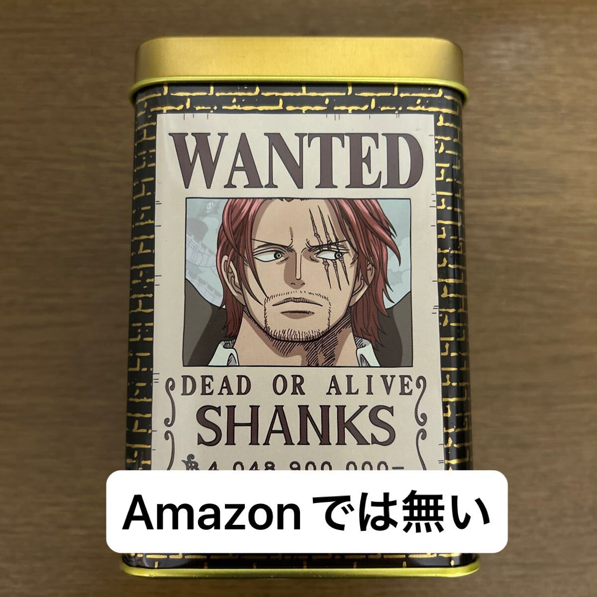 (缶のみ)ワンピース ONE PIECE 缶 お菓子の缶 シャンクス ルフィ バギー ティーチ拍卖