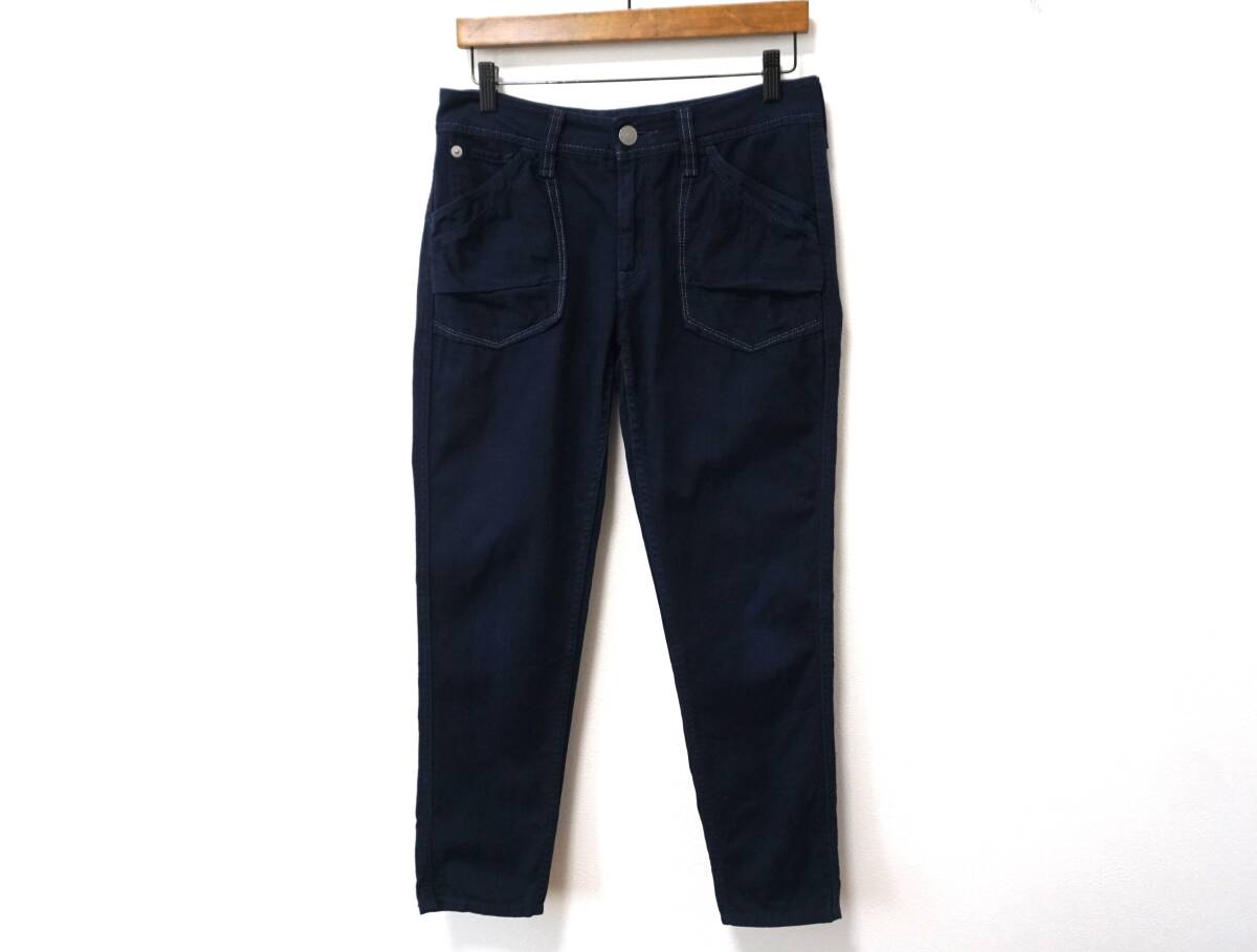 cafetty すっきり綺麗なシルエット ワークペグトップテーパードパンツ S拍卖