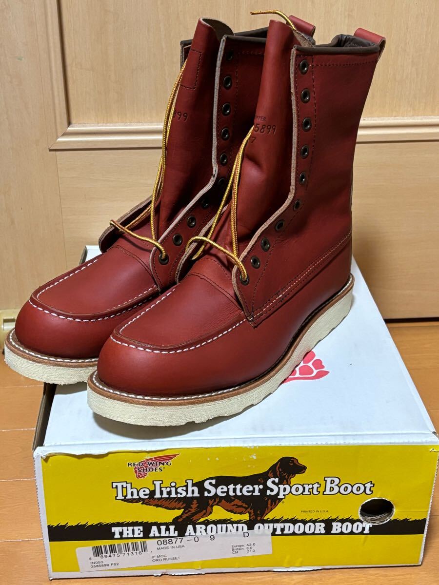 新品未使用 廃盤 レッドウィング REDWING 限定生産 8877サイズ27.0 US9D 2018年復刻 犬タグ拍卖