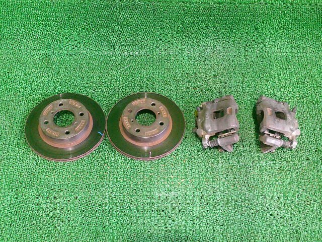 4kurudepa H14年 AZワゴン TA-MD22S ディスクローター キャリパーセット 1A05-33-251A,1A17-33-98Z MC22S K6AT K6ターボ拍卖