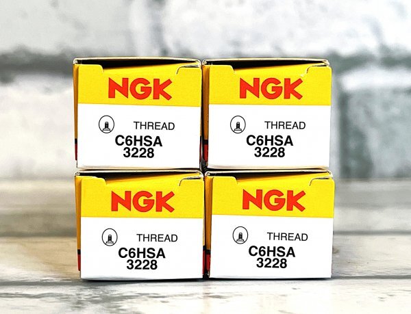 NGK C6HSA (3228) 4個セット 新品 送料込 ホンダ モンキー (ゴールドメッキ仕様) ('81~) 適合拍卖