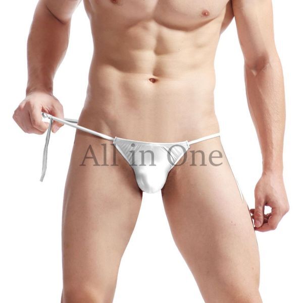 151-70-6 メンズ さらさら紐パンツ フルバック【画像カラー,フリーサイズ】男性 下着 ブリーフ ふんどし エロ パンツ アンダーウェア.2拍卖