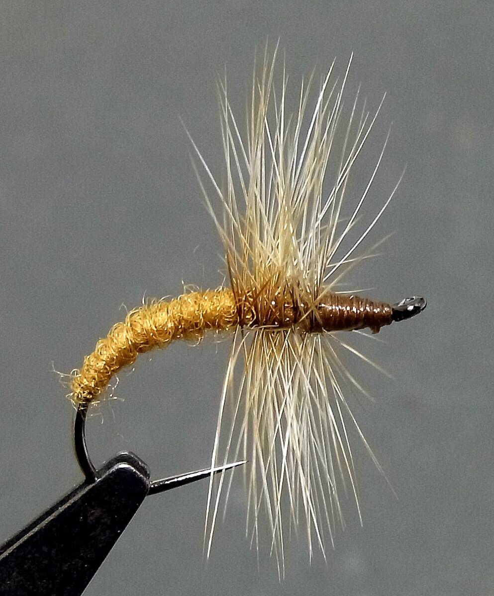 テンカラ/フライ #10 ジンジャー ◆バーブレス◆ 10本拍卖