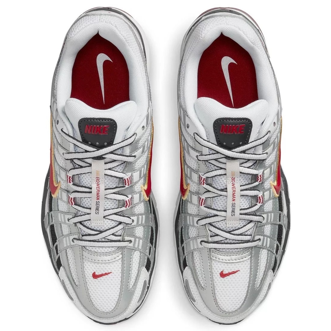 ■ナイキ ウィメンズ P-6000 ホワイト/バーシティレッド 新品 28.5cm US11.5 NIKE W P-6000 ランニング BV1021-101拍卖