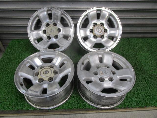 ハイラックスサーフ E-RZN185W トヨタ 純正 アルミホイール 16インチ 7JJ PCD139.7 6穴 42611-35130 42611-35140 4本 WWW /42681拍卖