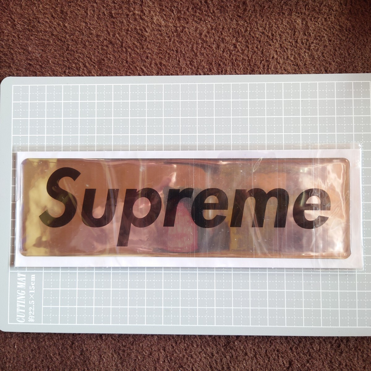 最終出品!! シュプリーム ステッカー Raised Plastic BoxLogo 17SS シルバー 正規品 送料無料!! 匿名配送 追跡可能 SUPREME Supreme拍卖