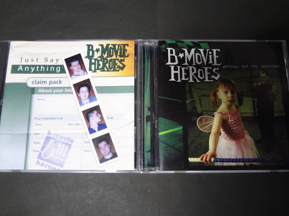 B-MOVIE HEROES / just say anything, anthems for the underdog CD professionals yo-yo's chasers jellys wildhearts johnny zhivago拍卖