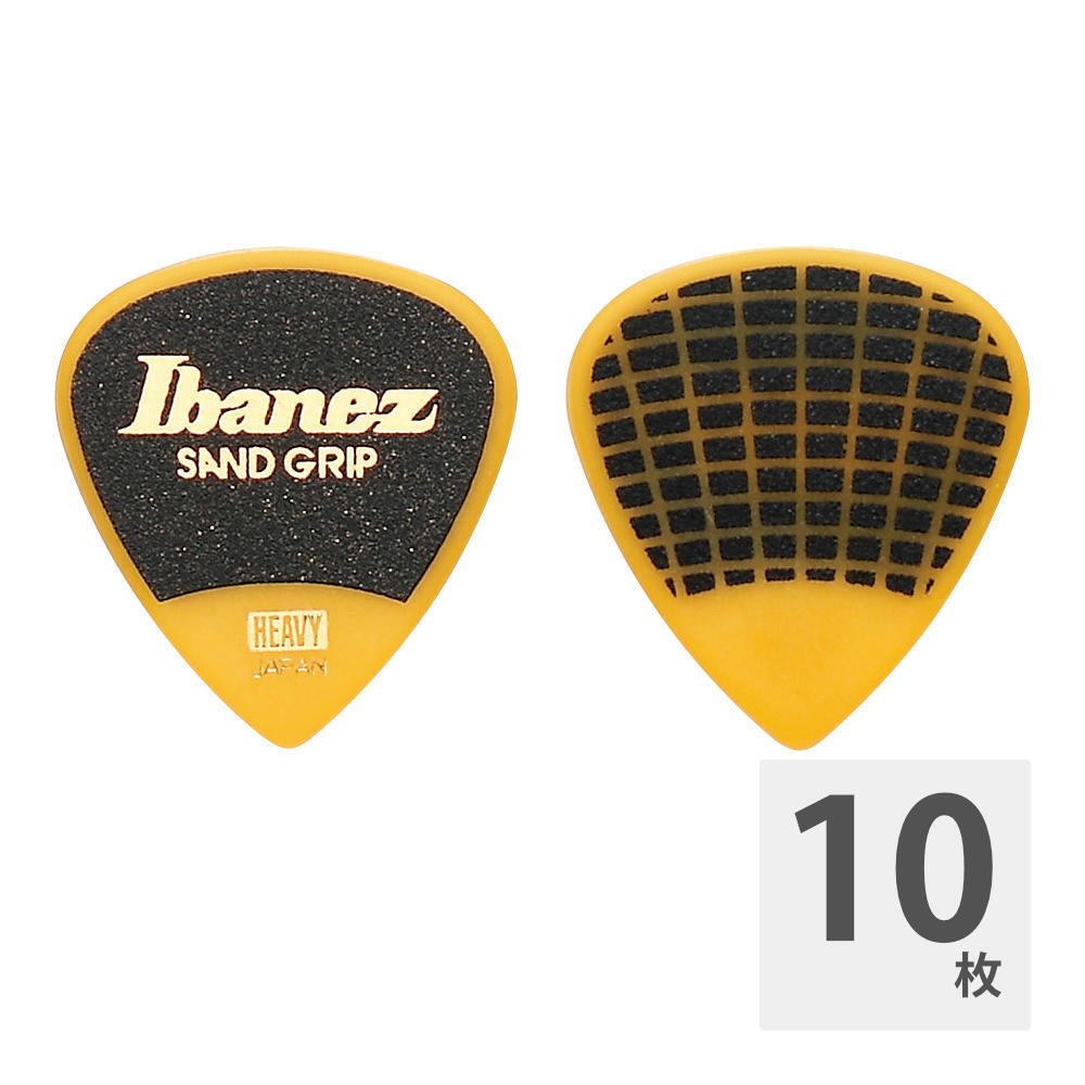 ギターピック 10枚 セット アイバニーズ 1.0mm ヘビー PA16HSG-YE HEAVY IBANEZ イバニーズ拍卖