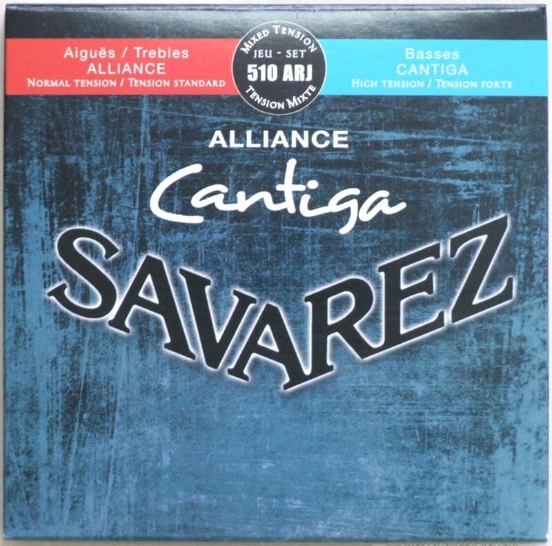 サバレス 弦 SAVAREZ 510 ARJ MIXED TENSION Alliance&Cantiga クラシックギター弦 アリアンス カンティーガ 510ARJ拍卖