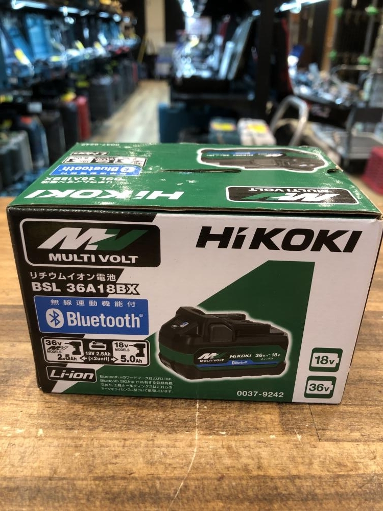 008●未使用品・即決価格●HiKOKI マルチボルトバッテリー BSL36A18BX ①拍卖
