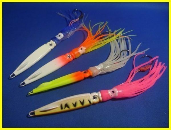 キャスティング鯛ラバ 4個 52g 真鯛タイラバイカメタル、スクイッドジグ根魚青物どちらも表層高速巻きでサゴシサワラも蓄光、夜光1拍卖
