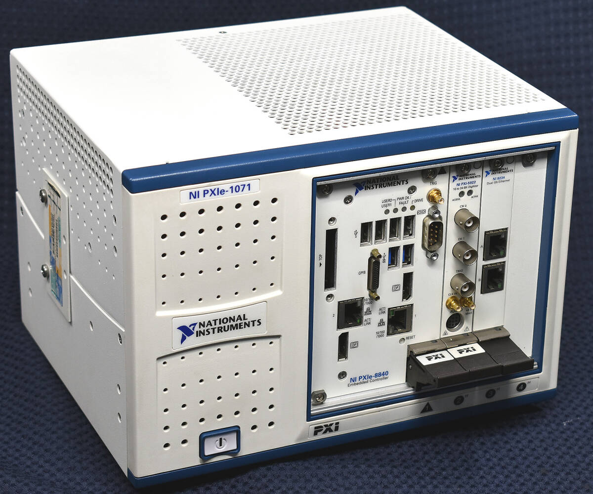 National Instruments NI PXIe-1071 PXIe-8840(動作OK Win7起動OK) PXI-5922(動作未確認) NI 8234(動作OK) 搭載 (管:FD00拍卖