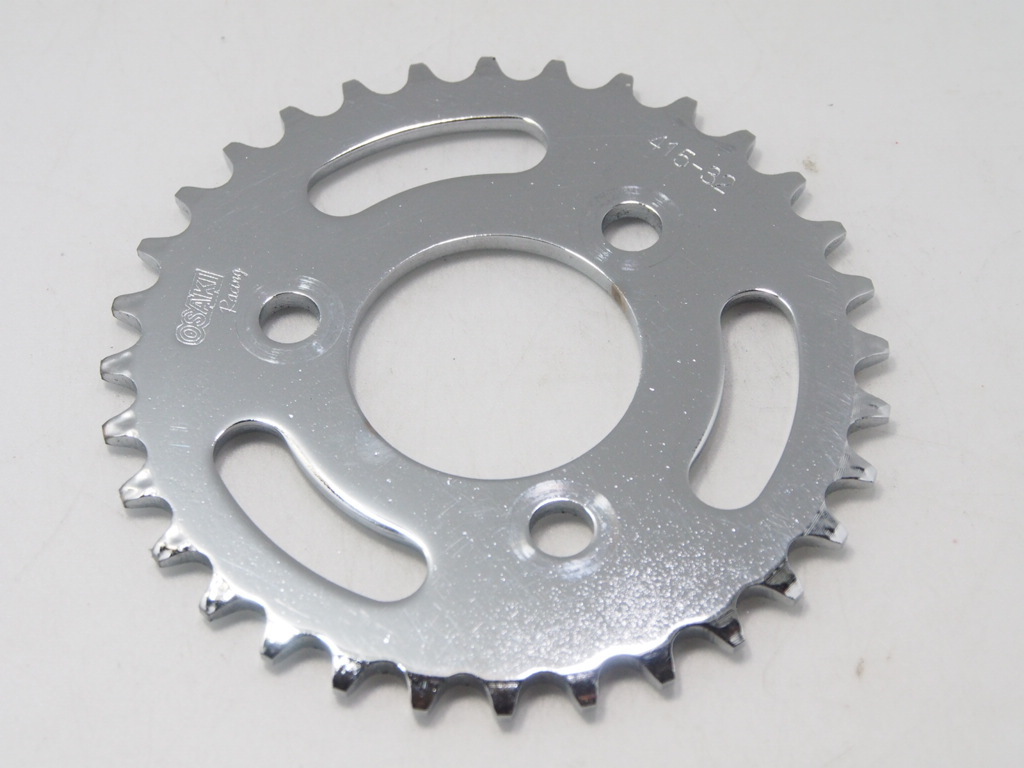 新品同様? 415コンバート リアスプロケット OSAKI RACING 415-32丁 NS50F NS50R NS-1 XR50 XR100 モタード拍卖