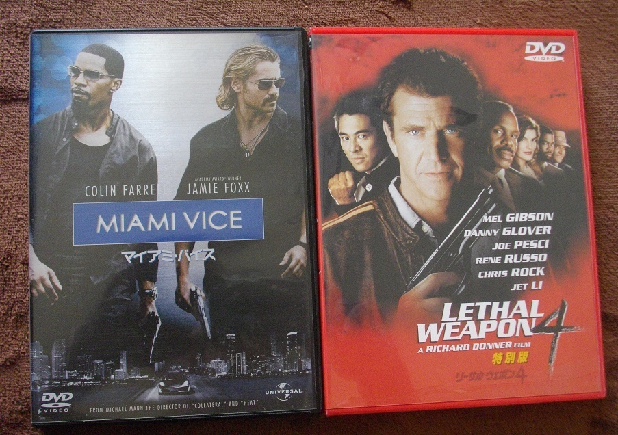 「マイアミ・バイス」 「リーサル・ウェポン4」「300」「アイ・アム・ナンバーフォー」中古 DVD 4本組 送料無料 52拍卖