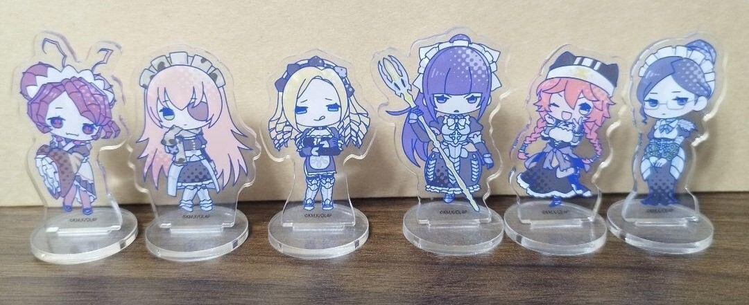 オーバーロード プレアデス アクリルぷちスタンド ナーベラル ソリシャン ユリ シズ ルプスレギナ エントマ アクリルスタンド拍卖