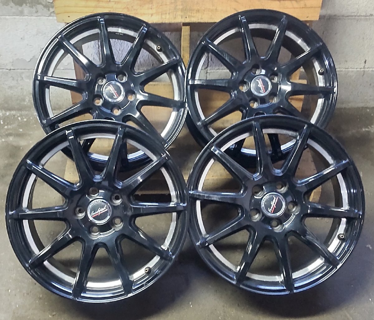 アルミ ホイール NAMARAY EuraSpeed 社外 4本 16×6.5J ET31 5穴 PCD100 ハブ径 約60 中古拍卖