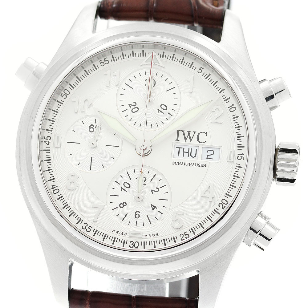IWC IWC SCHAFFHAUSEN IW371343 スピットファイアー ドッペル クロノグラフ デイデイト 自動巻き メンズ _879184拍卖