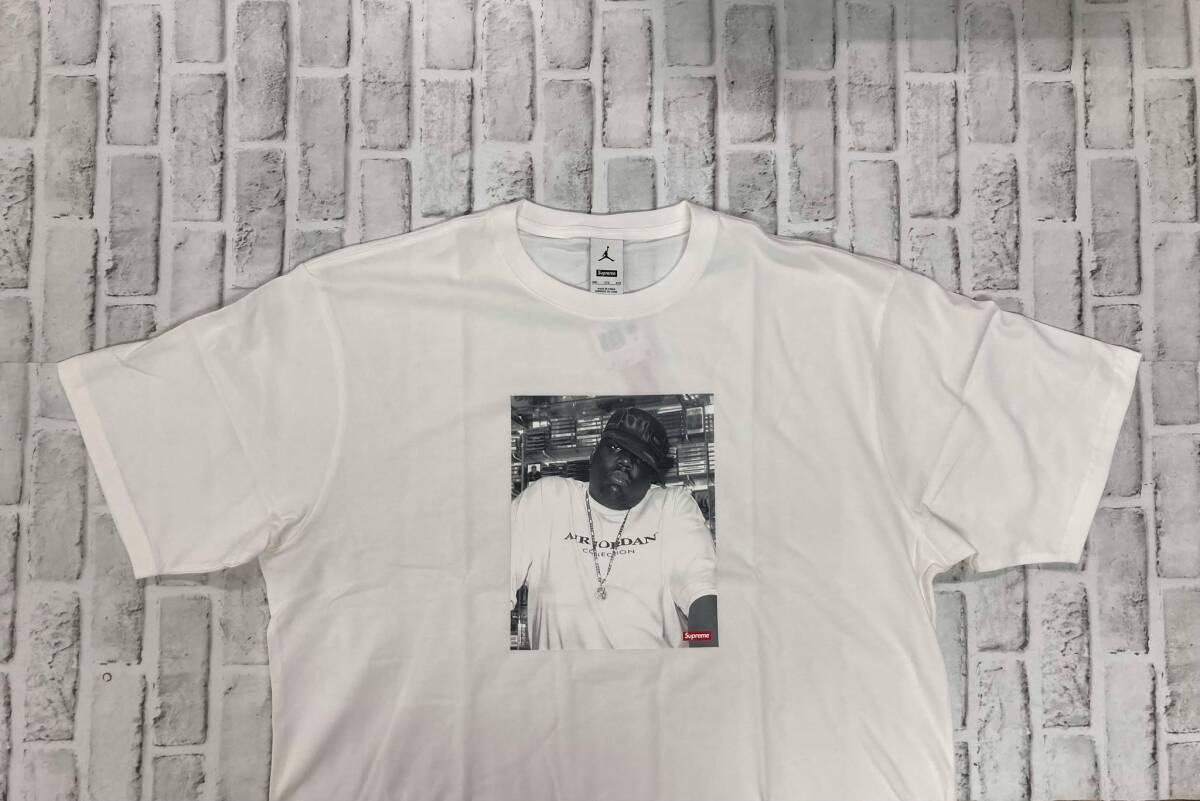 ■未使用 24aw Supreme Jordan Biggie S/S Top White シュプリーム ジョーダン ビギー トップ ホワイト SUP-FW24-WEEK7-005 XXL ●250413拍卖