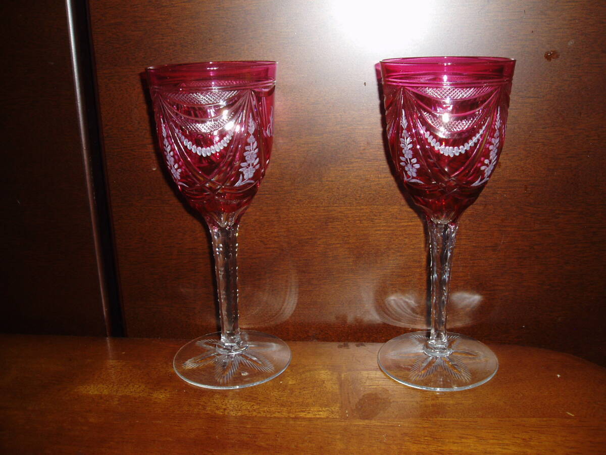 オールドサンルイ(グラス2個<モノグラムの刻印>)拍卖