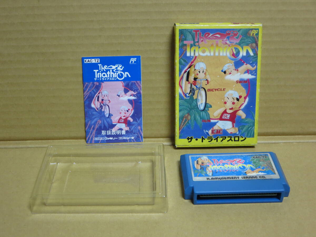 ★ファミコン ザ・トライアスロン 箱・説明書付 FC★拍卖