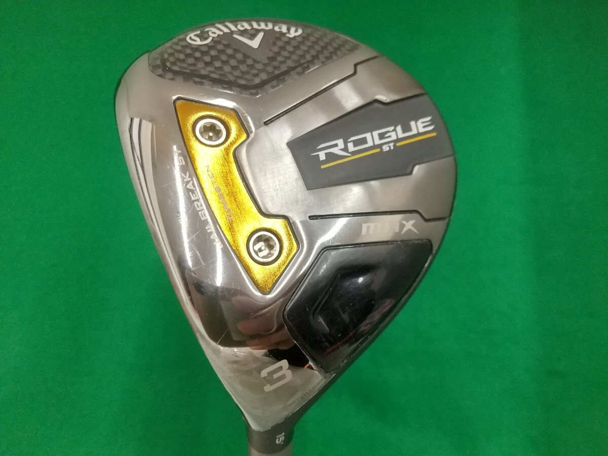 【05】【3W】【即決価格】【レフティ】【値下げ】キャロウェイ ROGUE ST MAX(2022)/3W(15度)/SPEEDER NX50/フレックス X/メンズ 左拍卖