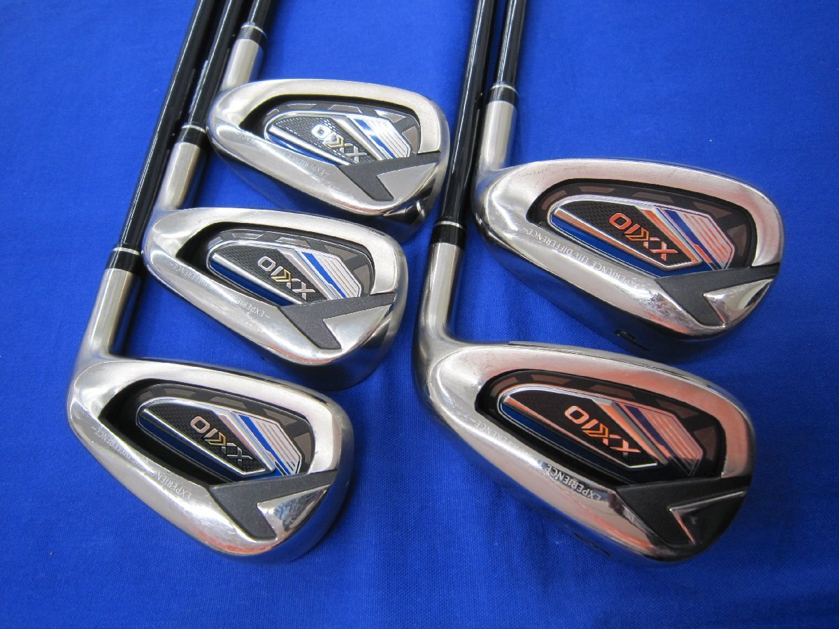 ●ダンロップ XXIO12/ゼクシオ12(6~9,P-硬さR)MP1200 ネイビー アイアン5本セット/中古品●拍卖