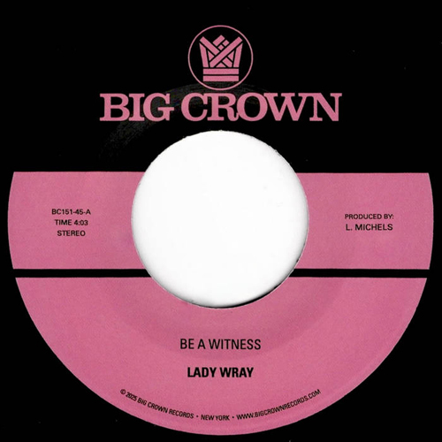 LADY WRAY / BE A WITNESS b/w BEST FOR US (7)拍卖