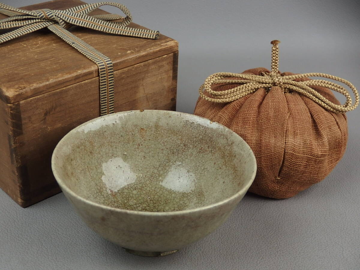 【骨董・茶道具】★古い 瀬戸焼 古瀬戸★★灰釉茶碗 gh015xb.7拍卖