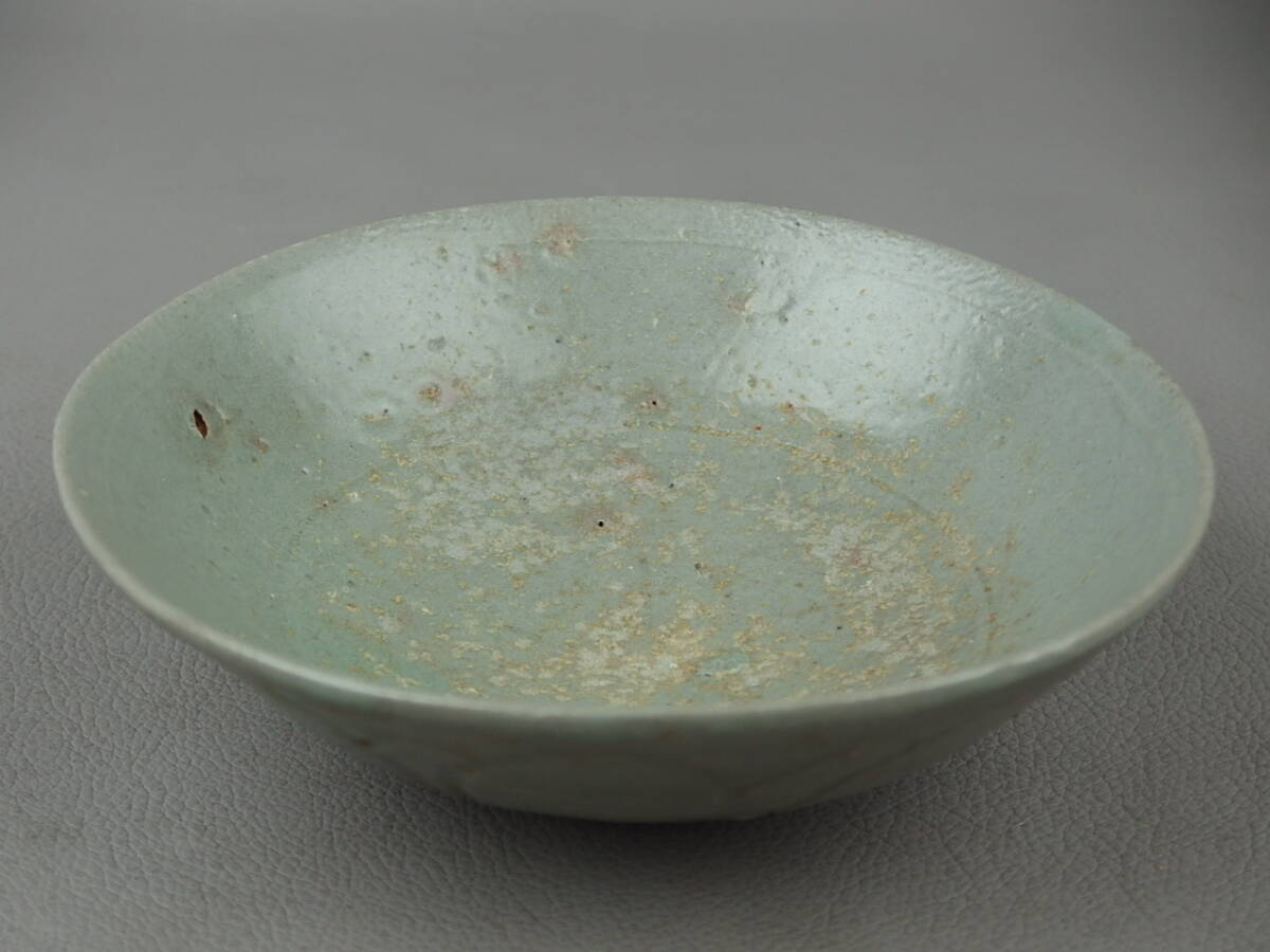 【骨董・茶道具】★李朝 高麗★★青磁蓮弁文茶碗 gh093wb.7 朝鮮美術 酒杯 酒器拍卖