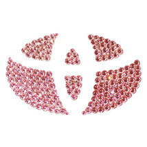 トヨタ用 ノア ヴォクシー VOXY MZRA90W ZWR90W 90系 型番1 リア用 ピンク スワロフスキー エンブレムシール アクセサリーパーツ カー用品拍卖