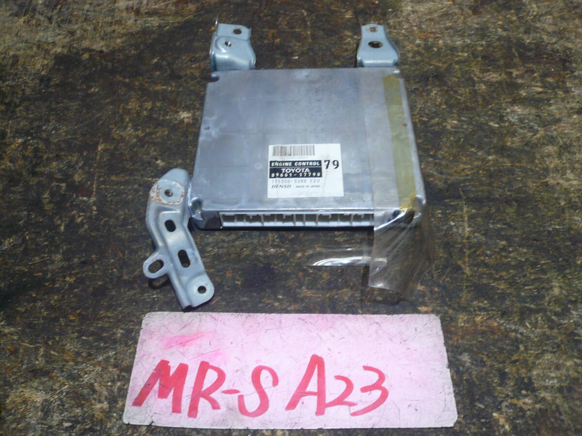 A23 送料無料 トヨタ MR-S MRS ZZW30 Sエディション エンジンコンピューター ECU シーケンシャル6速 後期拍卖