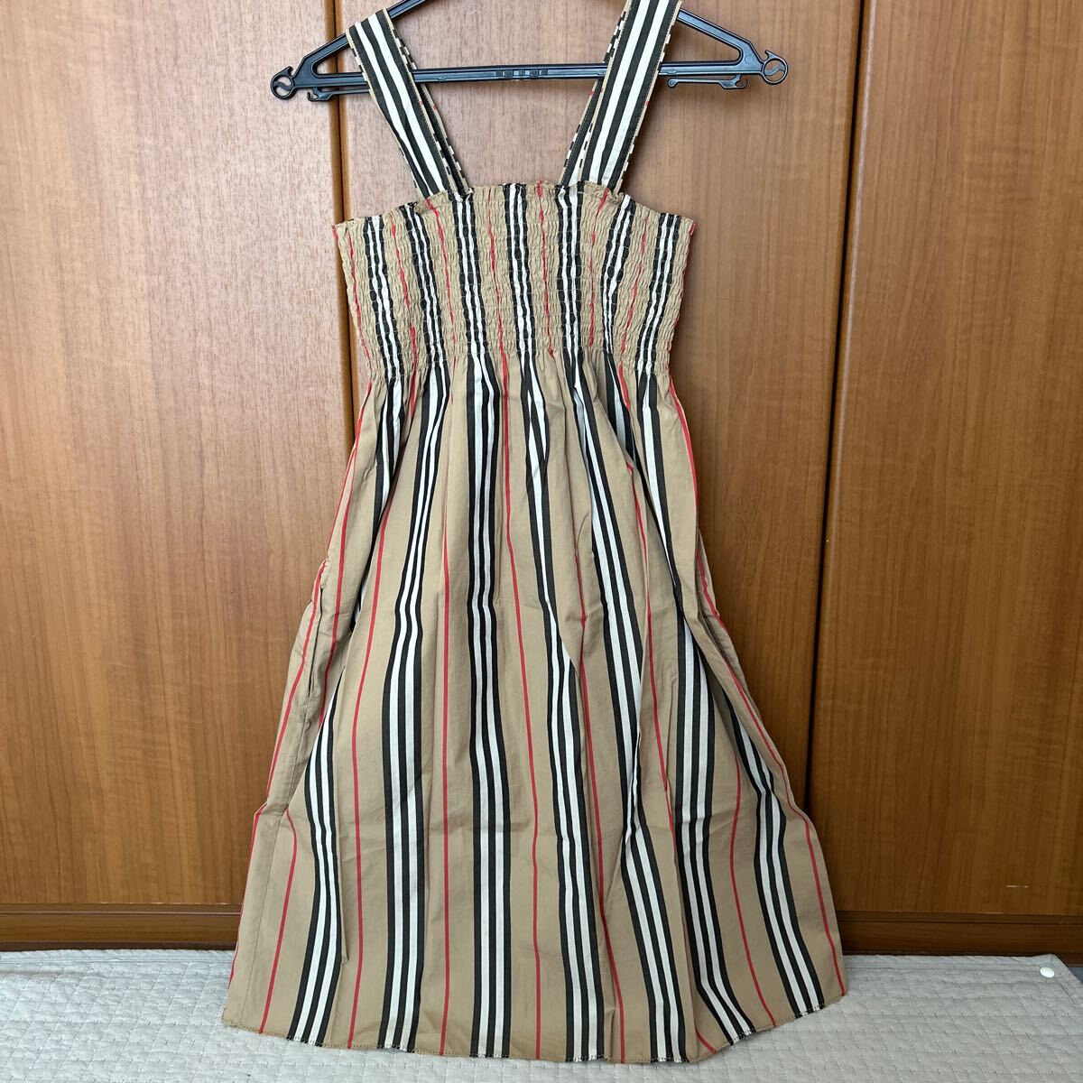 美品Burberryバーバリー☆ノバチェック ワンピース10y140拍卖