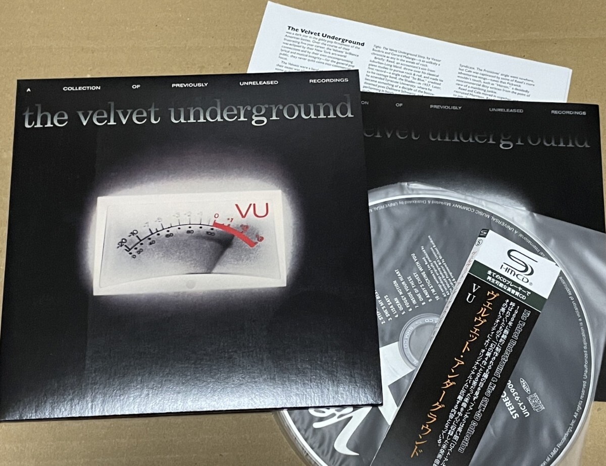 送料込 SHM-CD Velvet Underground - VU 紙ジャケット / UICY93900拍卖