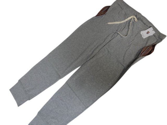 新品未使用 正規品 Paul Smith ポールスミス ポケット マルチストライプ スウェットパンツ 薄手 LL ジョガーパンツ グレー杢 LOUNGEWEAR拍卖