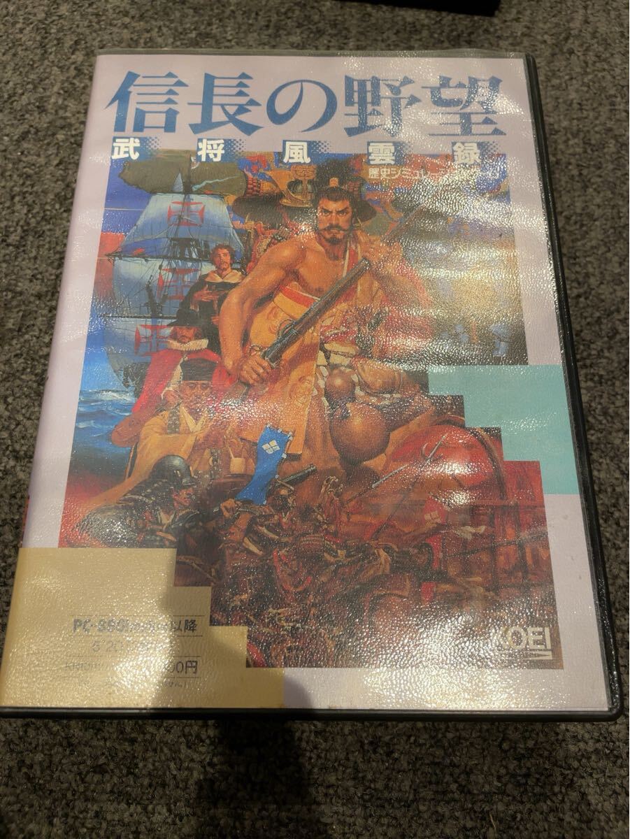 ※ケースのみ 信長の野望 武将風雲録 PC-8801mkⅡSR以降 PCゲーム拍卖