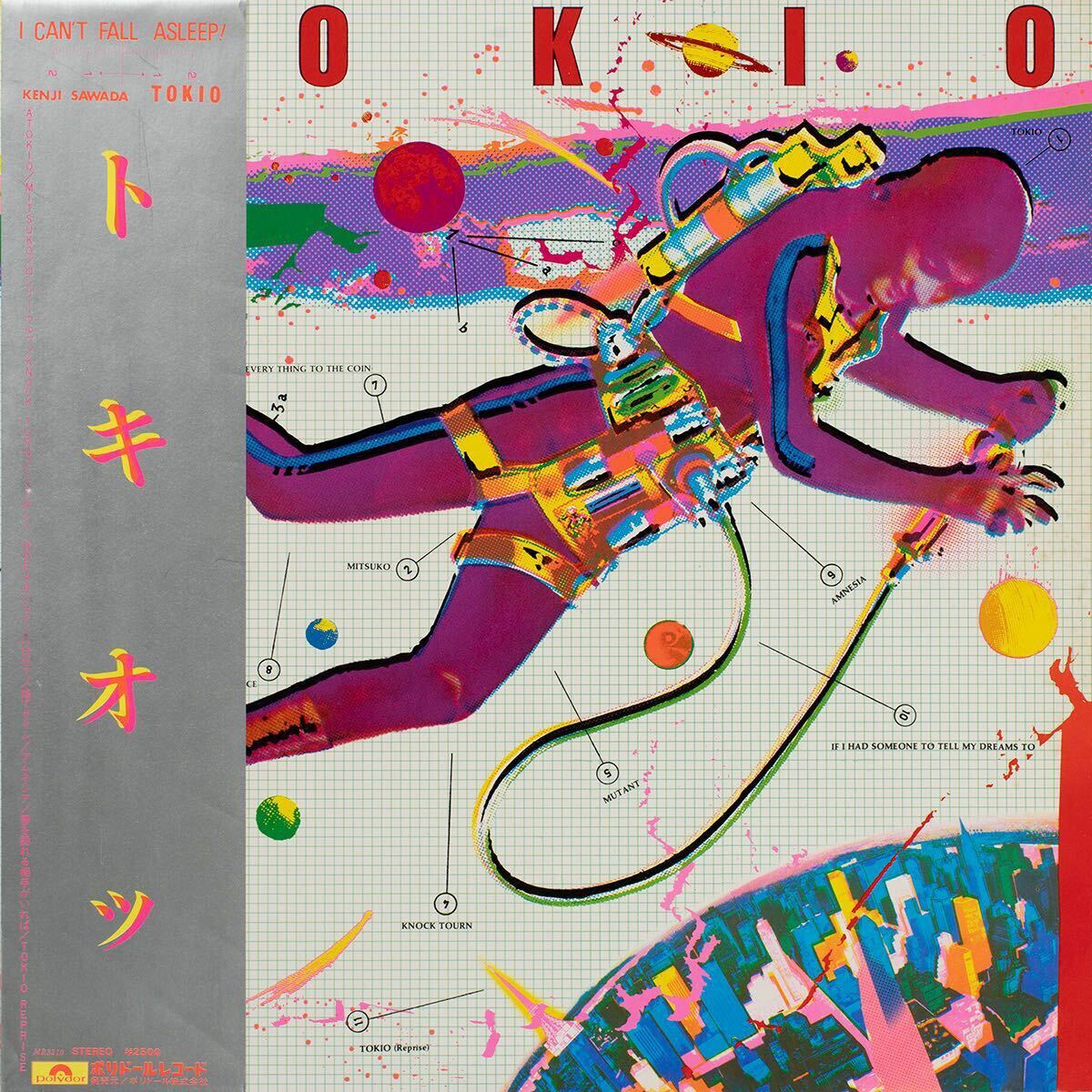 沢田研二 / Tokio トキオッ 帯付き LP Vinyl レコード拍卖