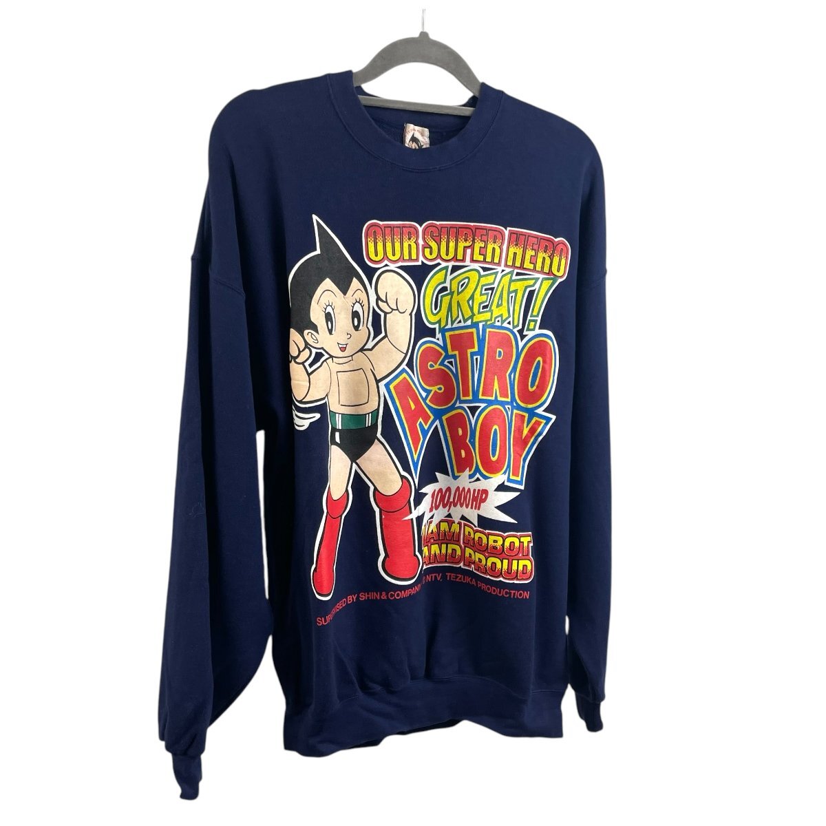 A947●手塚プロダクション SHIN & COMPANY●鉄腕アトム アストロボーイ ASTORO BOY●スウェット トレーナー●古着拍卖