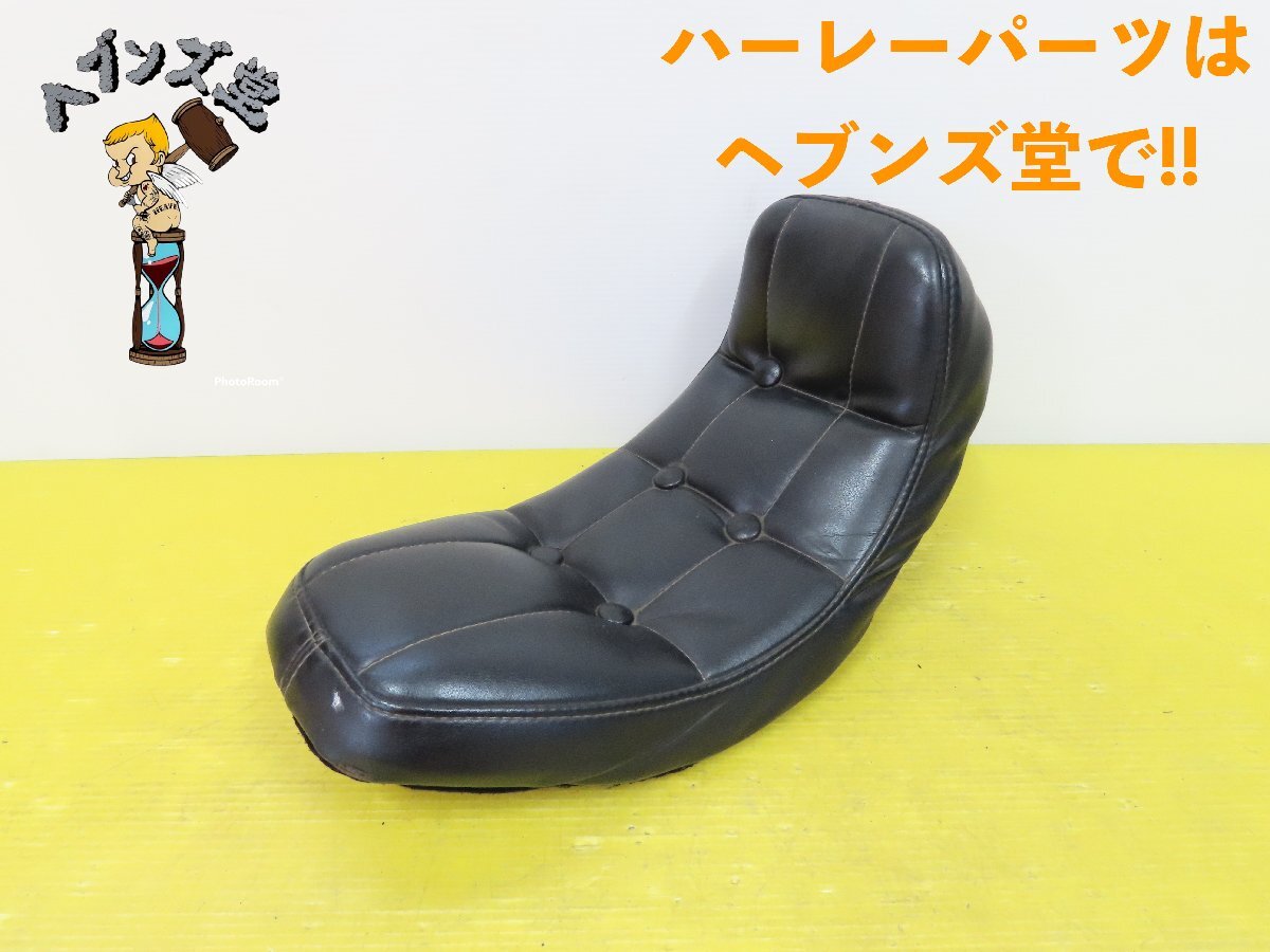 A250413J ワンオフ.リジット.ソロシート ナックル.パン.ショベル.エボ.ハーレー.HARLEY拍卖