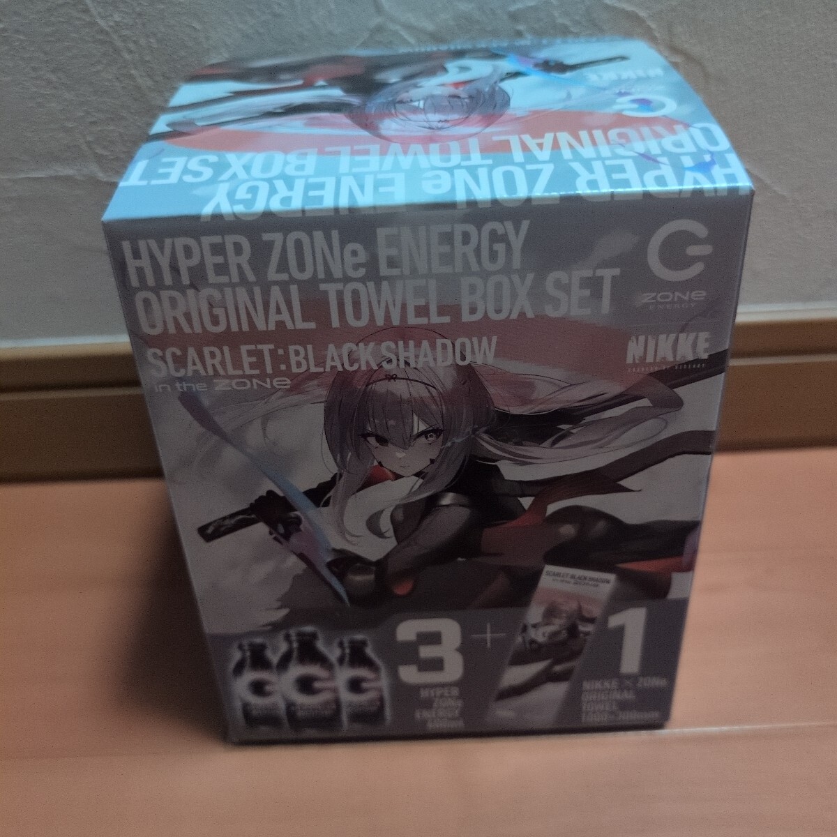 HYPER ZONe3本+NIKKEタオル付パック③【SCARLET:BLACK SHADOW】 紅蓮 ブラックシャドウ拍卖