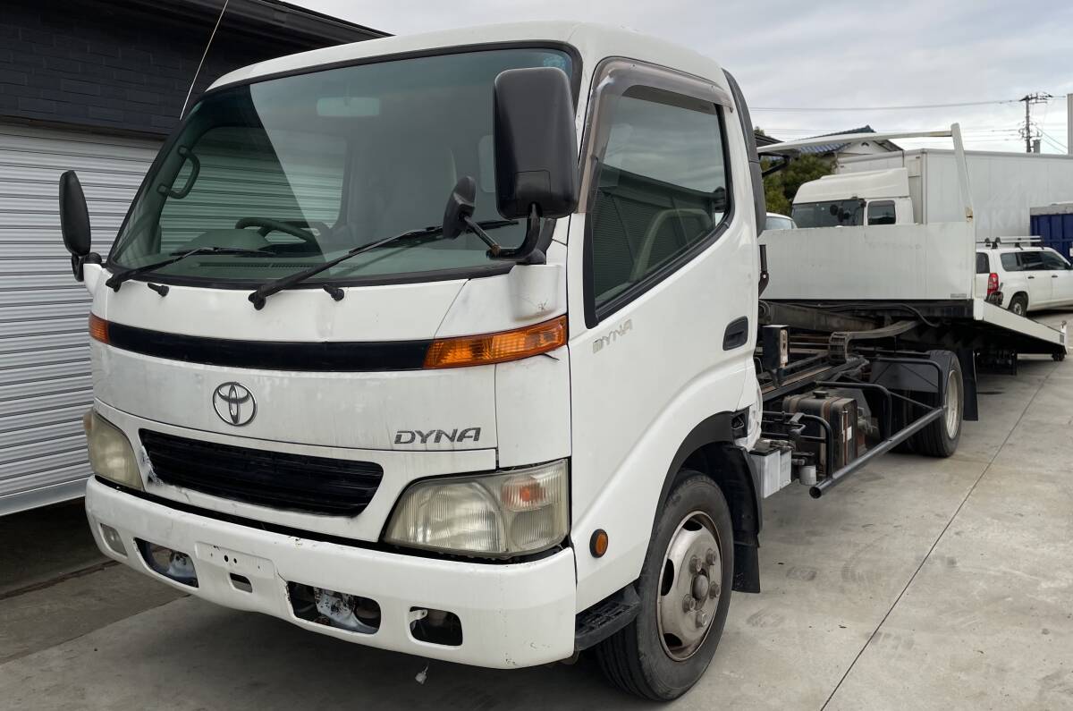 ダイナ トヨエース 6速MTターボ 積載2t スライドローダー 尾張車体 回送車 積載車 キャンター デュトロ エルフ拍卖