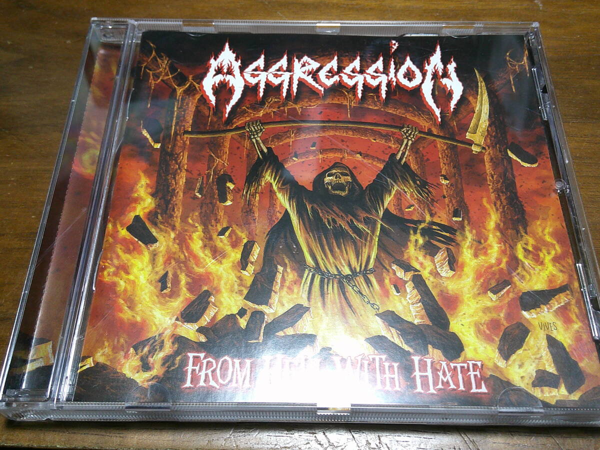 AGGRESSION《FROM HELL WITH HATE》★スラッシュメタル拍卖