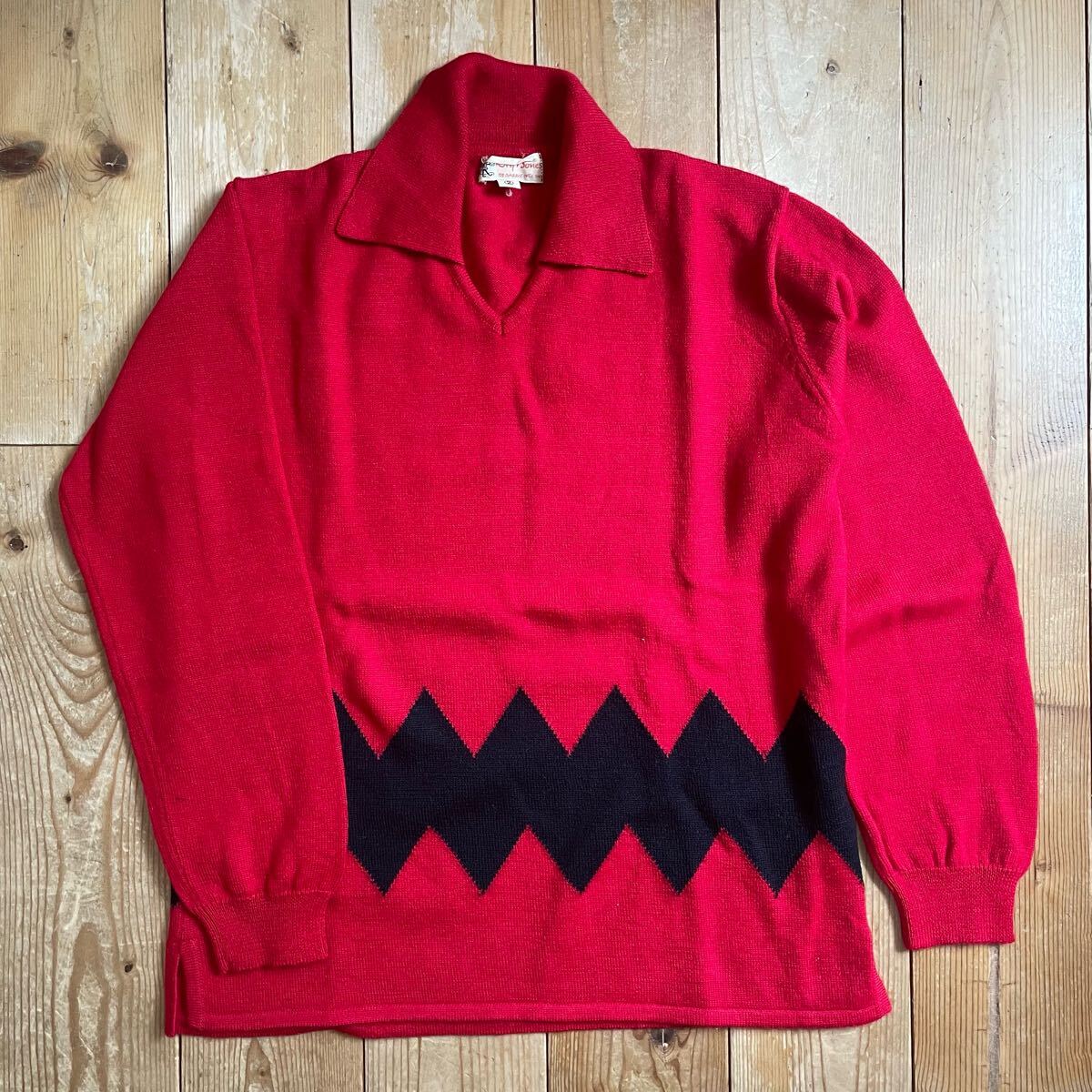 美品 Dry Bones ドライボーンズ 2 チャーリーブラウン ニットシャツ ニット セーター プルオーバー トップス s拍卖