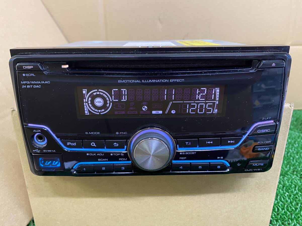 KENWOOD ケンウッド CUK-W61 CD USB オーディオデッキ ダイハツオプション拍卖