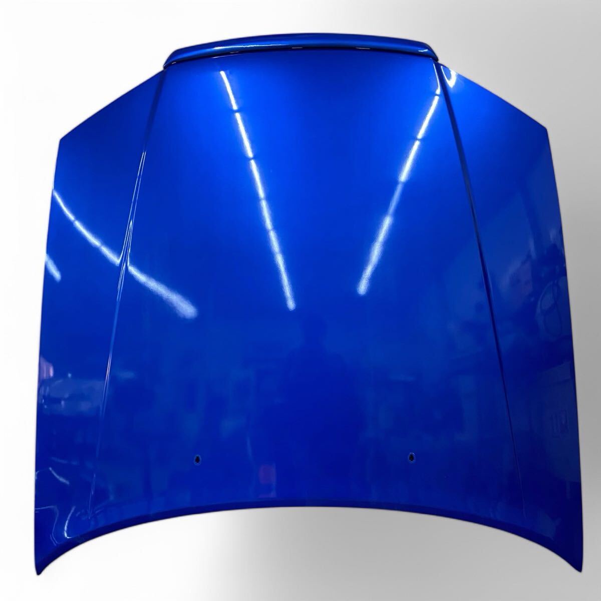 ★☆日産 ニッサン スカイライン ER34 クーペ 2ドア 純正ボンネット ベイサイドブルー ボンネットスポイラー付き 飛び石 キズ 有り☆★拍卖