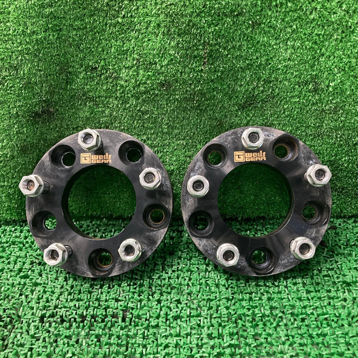 ♪♪ワイド スペーサー リア左右セット Weds GEAR 114.3 20mm 5Hルミオン ZRE152N より取り外し(W2076)♪♪拍卖