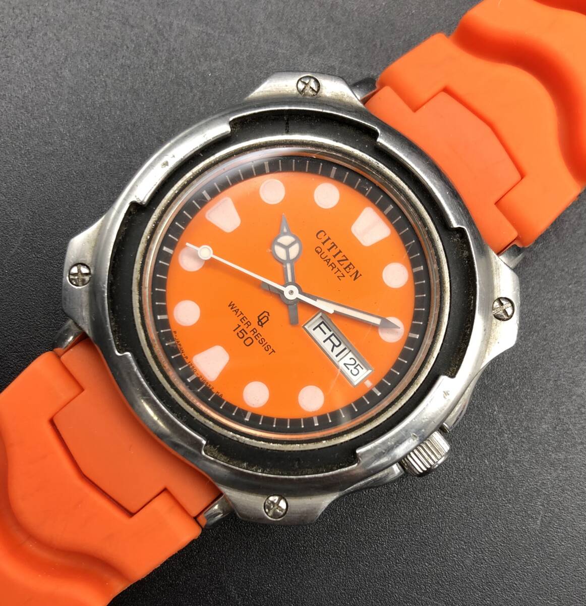 ◆◆時計◆◆『WH-3199』★CITIZEN(シチズン)★1250-214048★ヴィンテージ ダイバー150m★稼働品(電池交換済)★拍卖