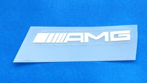 数量限定セール品 白系文字 ///AMG ミニロゴ ステッカー⑥拍卖