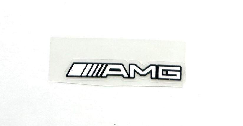 数量限定セール品 白系黒枠文字 ///AMG ミニロゴ ステッカー ⑧拍卖