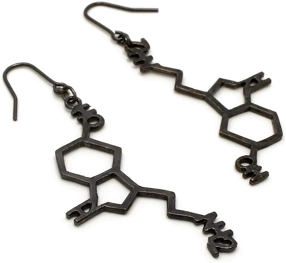 gargle ガーグル セロトニン ピアス ブラック 幾何学模様 元素記号拍卖