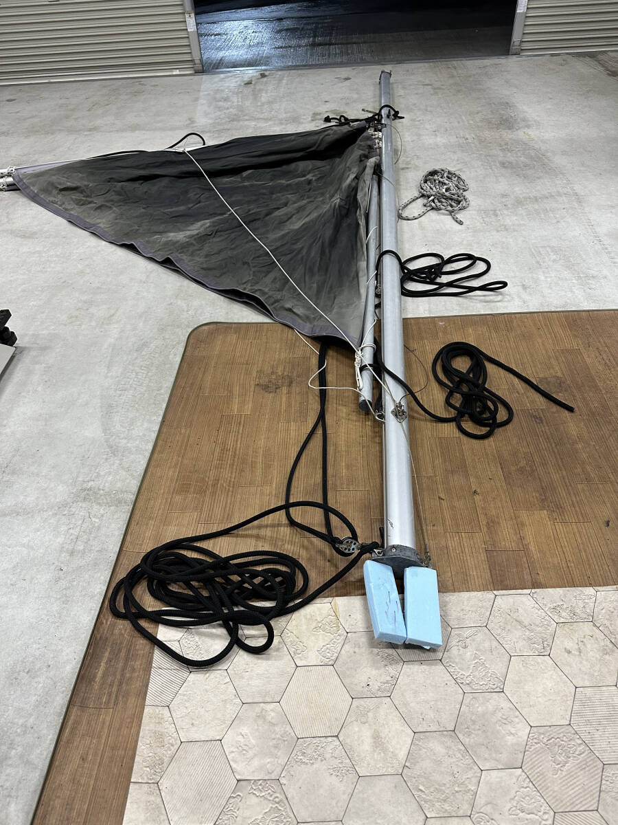 『美品』値引き交渉可能 ヤマハ スパンカー 32ftから取り外し 21ft~32ftまで対応 釣り 潮立て マリン拍卖